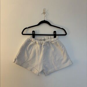 Vintage Havana White Sweatshorts